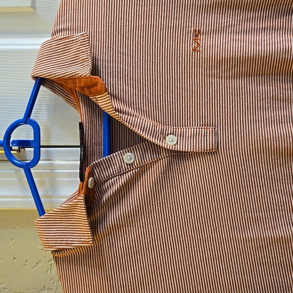 Michael Kors Mens Striped Polo Shirt - Picture 2 of 4